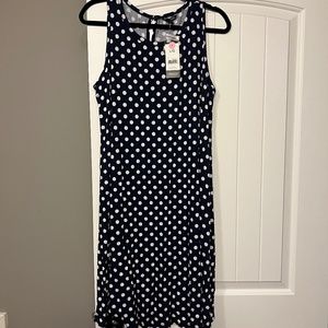 Polka dot maternity dress